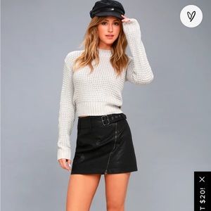 lulus cropped sweater